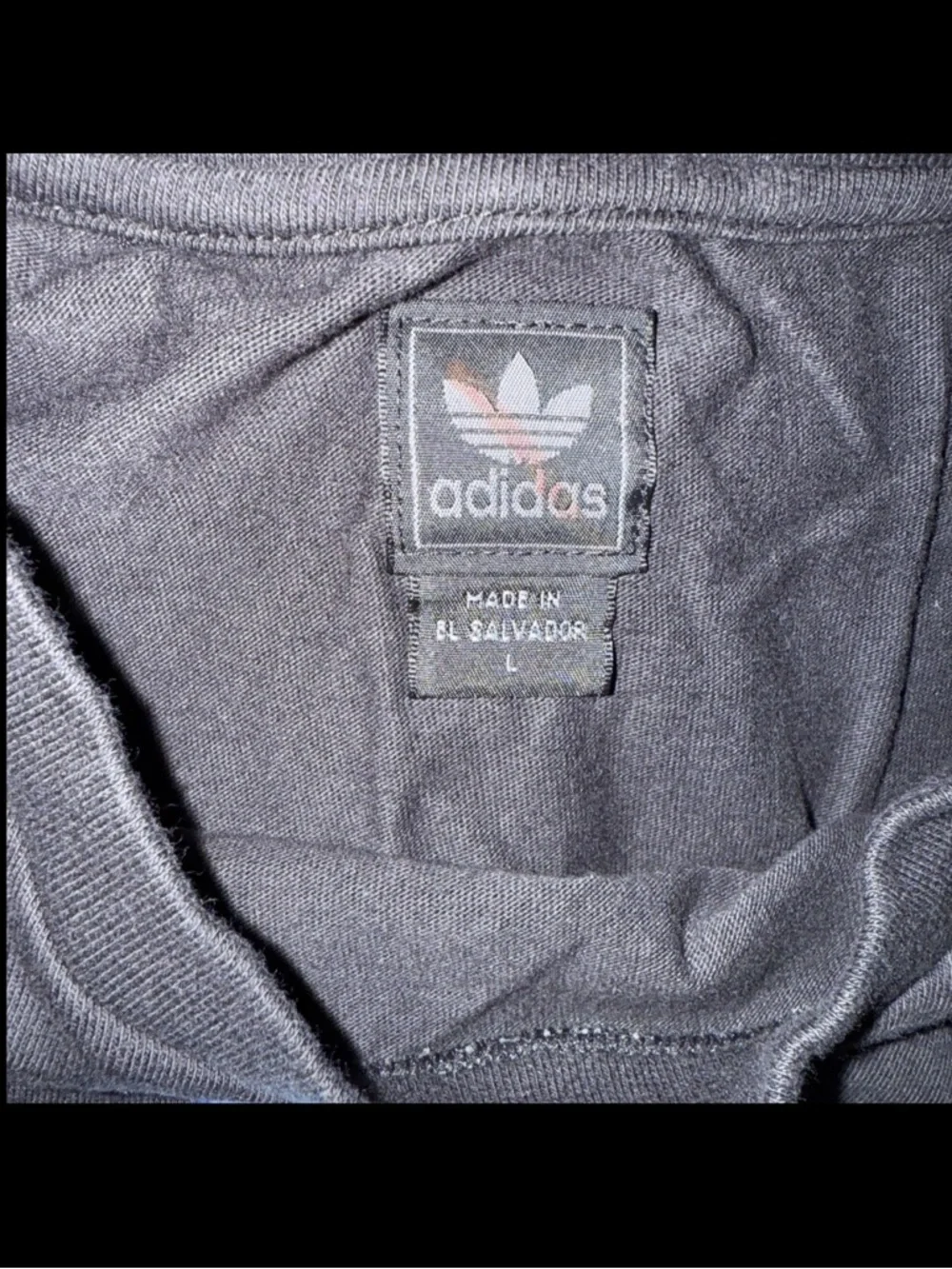 Florida Flamingo Graphic Tee - Black Crew Neck Adidas Large